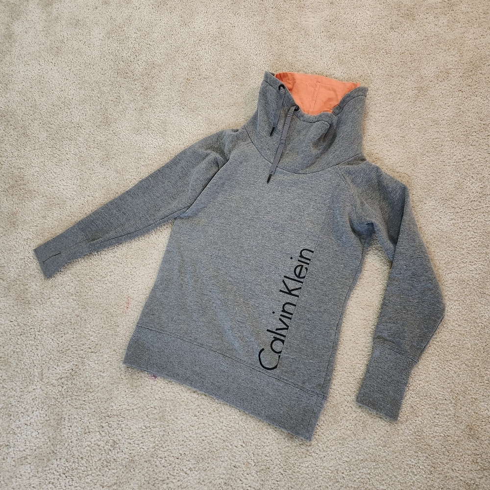 Calvin Klein Long Hoodie Sweatshirt - Picture 8 of 11